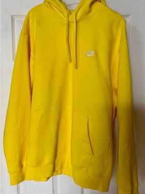Nike Men’s Bright Yellow Pullover Hoodie